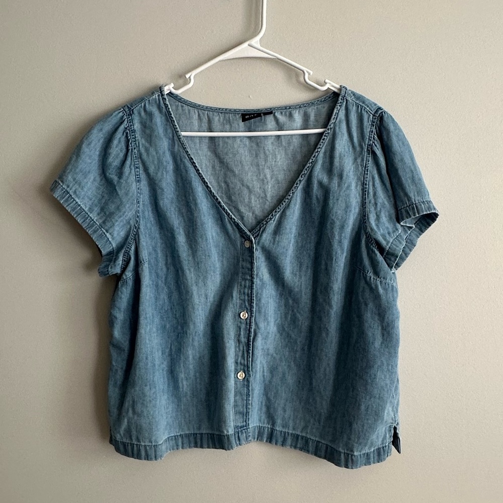 GAP Sky Blue Denim Shirt